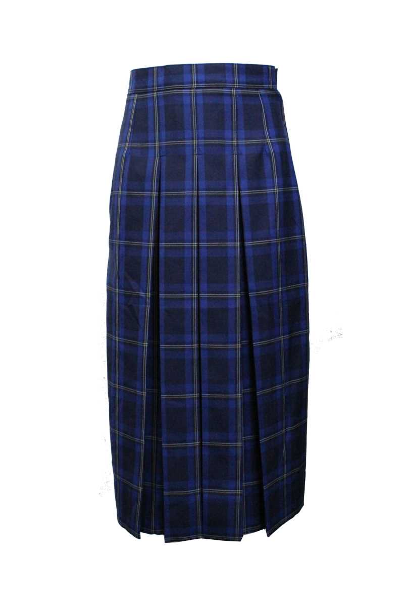 Ficino School Winter Skirt Royal Tartan